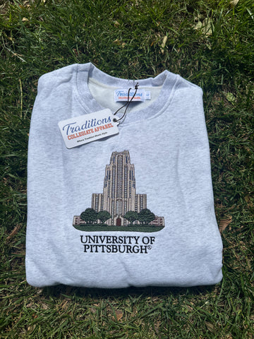 Pittsburgh Crewneck - Heather Grey