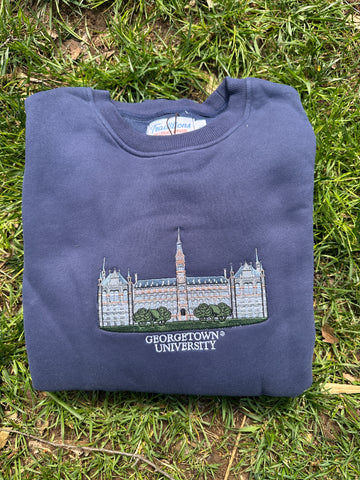 Georgetown Crewneck - Navy