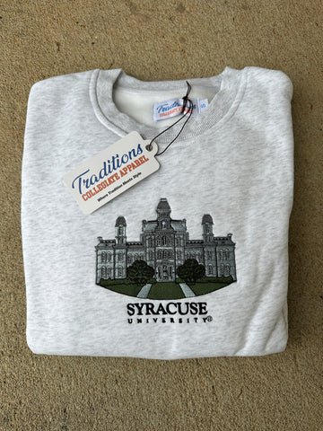 Syracuse Crewneck - Heather Grey