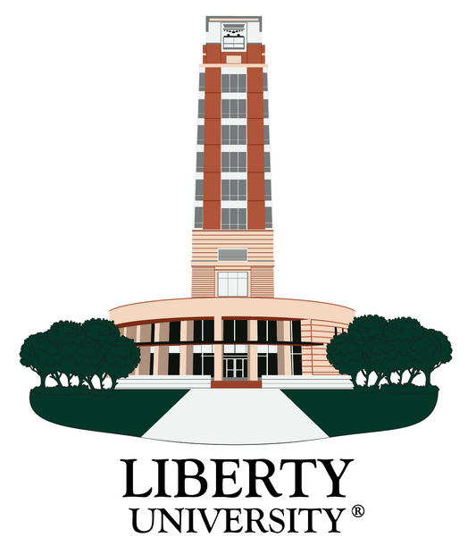 Liberty University Crewneck - Tower Navy