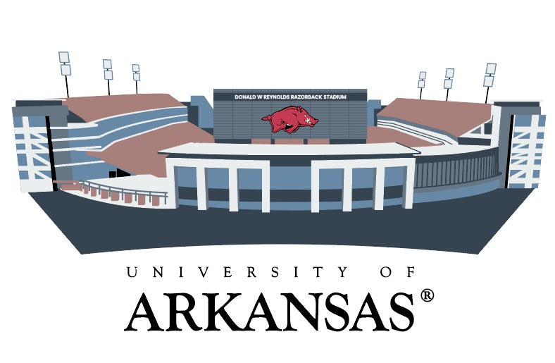 University of Arkansas Stadium Crewneck