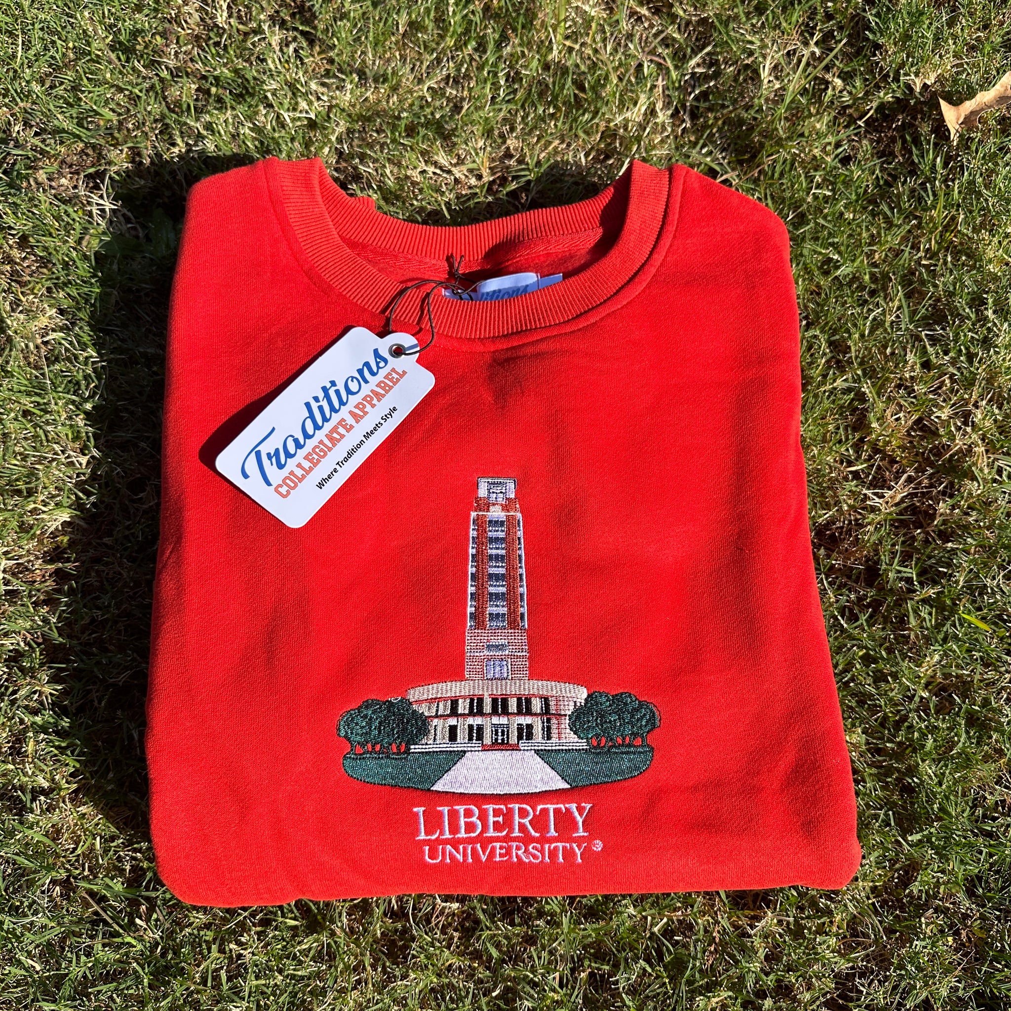 Liberty University Crewneck - Tower Red