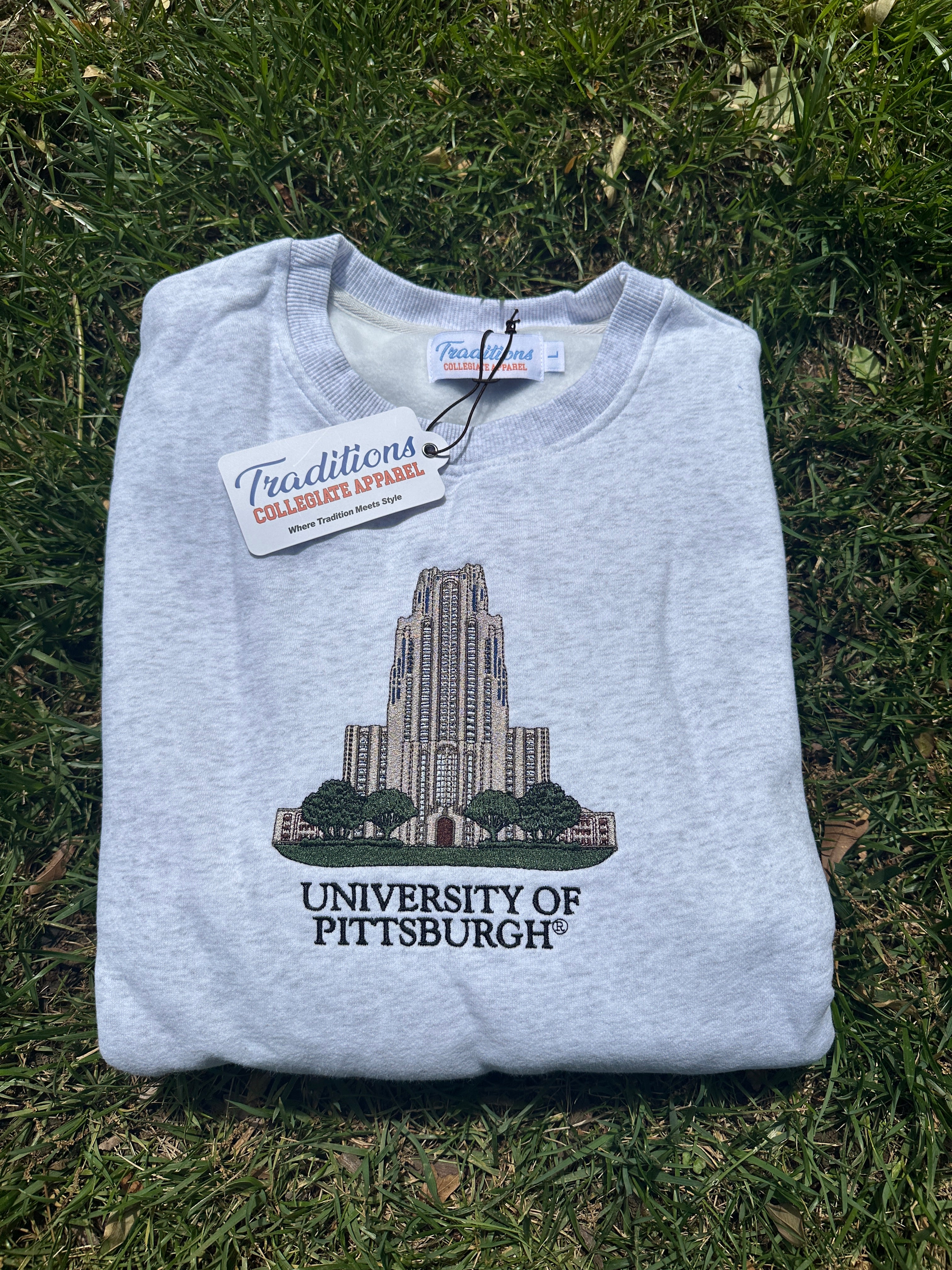 Pittsburgh Crewneck - Heather Grey