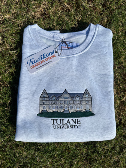 Tulane Crewneck - Grey (old 50/50 blend)