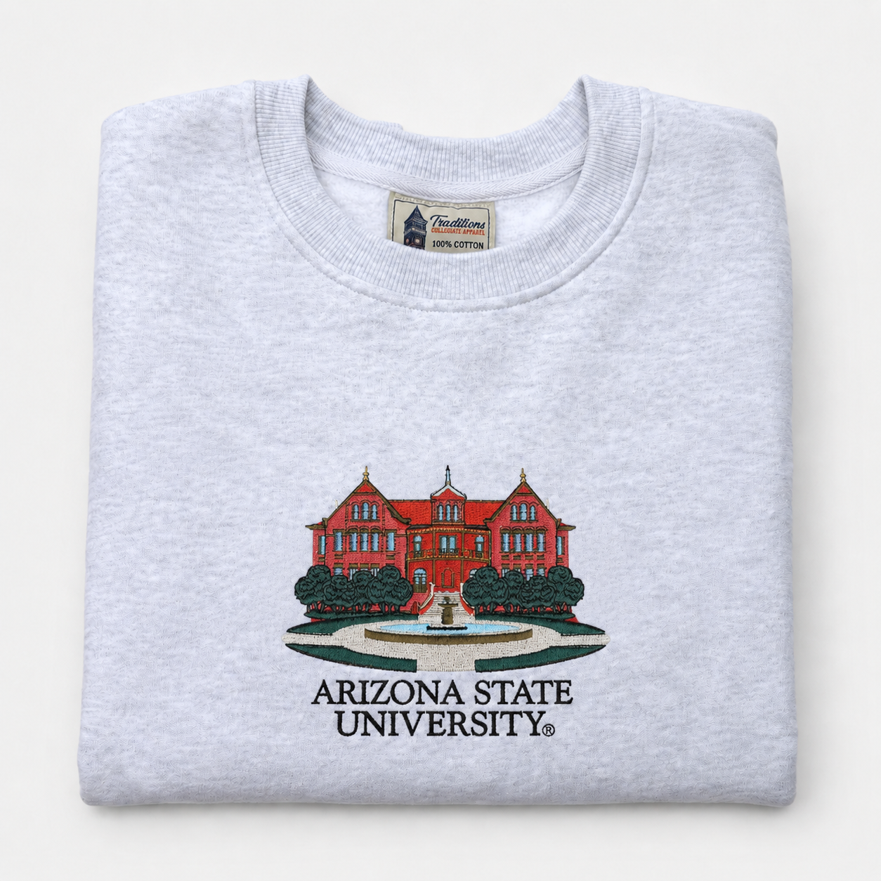 Arizona State Crewneck - Heather Grey