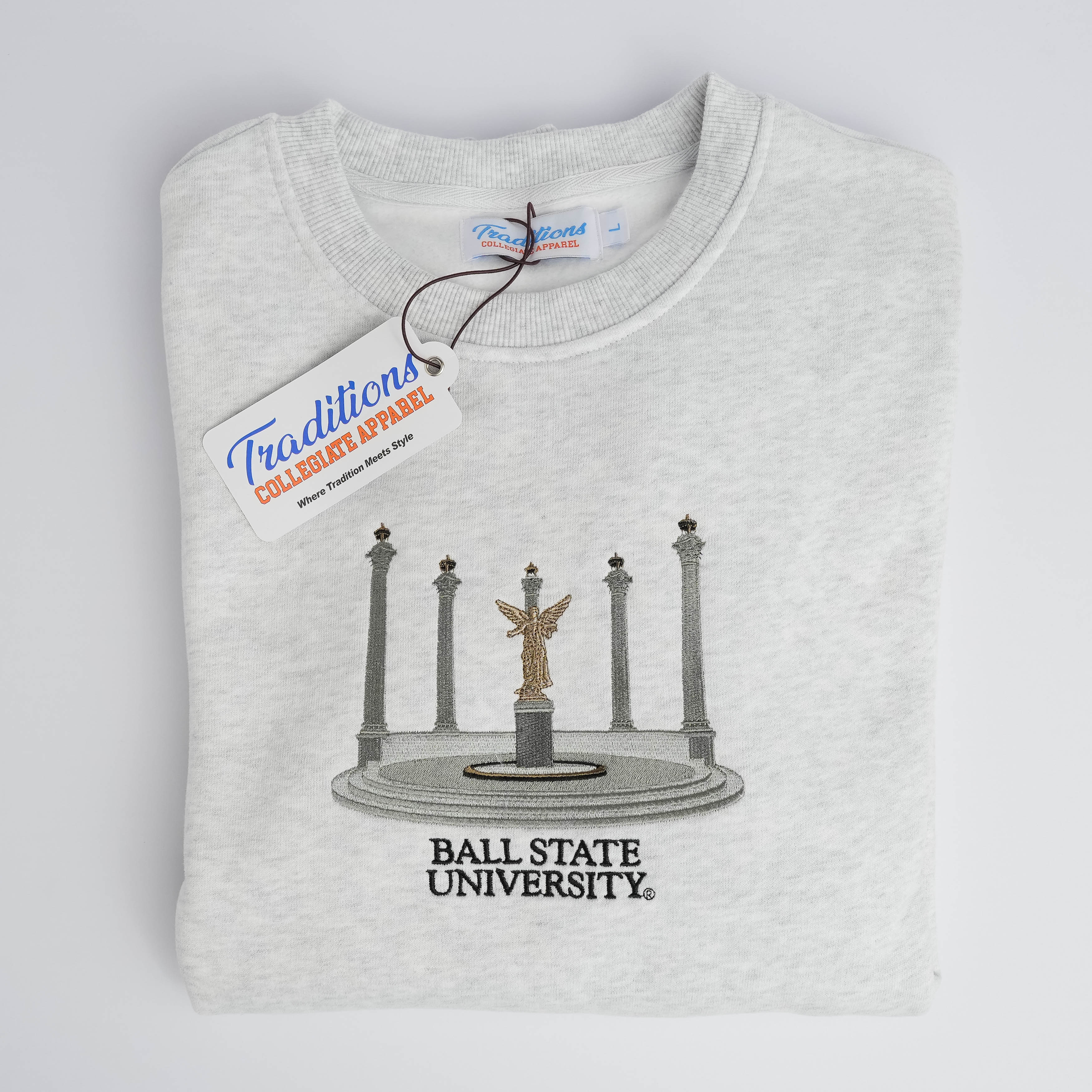 Ball State University Crewneck - Heather Grey
