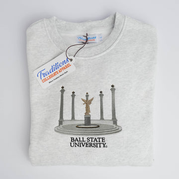 Ball State University Crewneck - Heather Grey