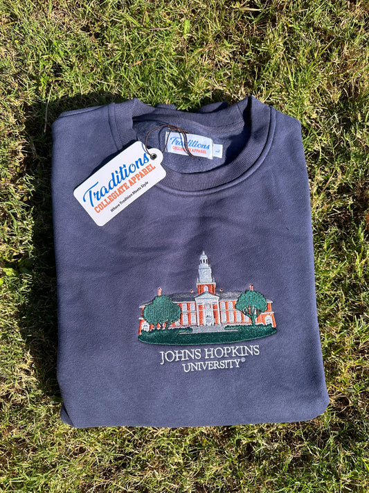 Johns Hopkins Crewneck - Navy