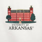 University of Arkansas Crewneck - White