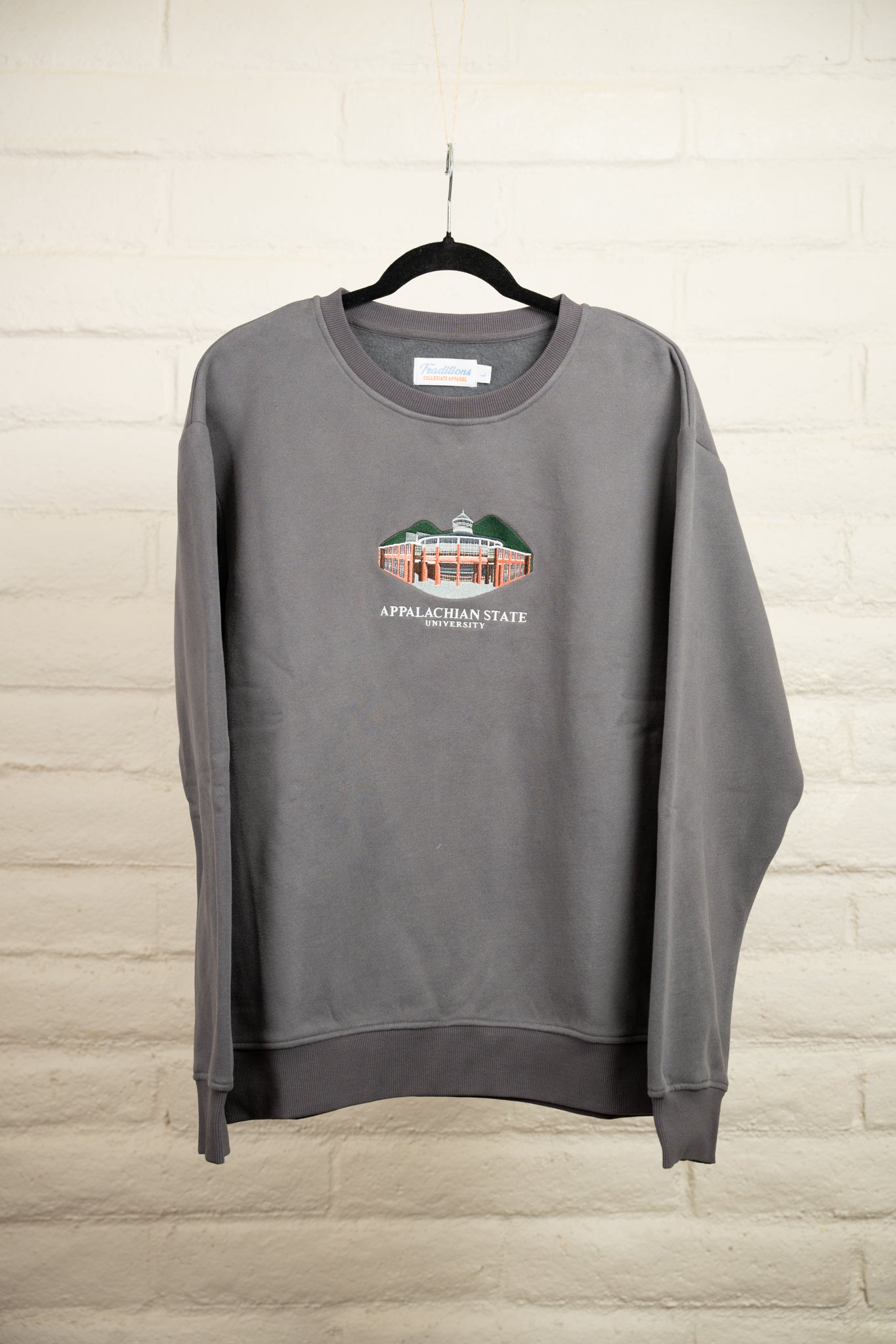 Appalachian State University Crewneck - Stone Grey