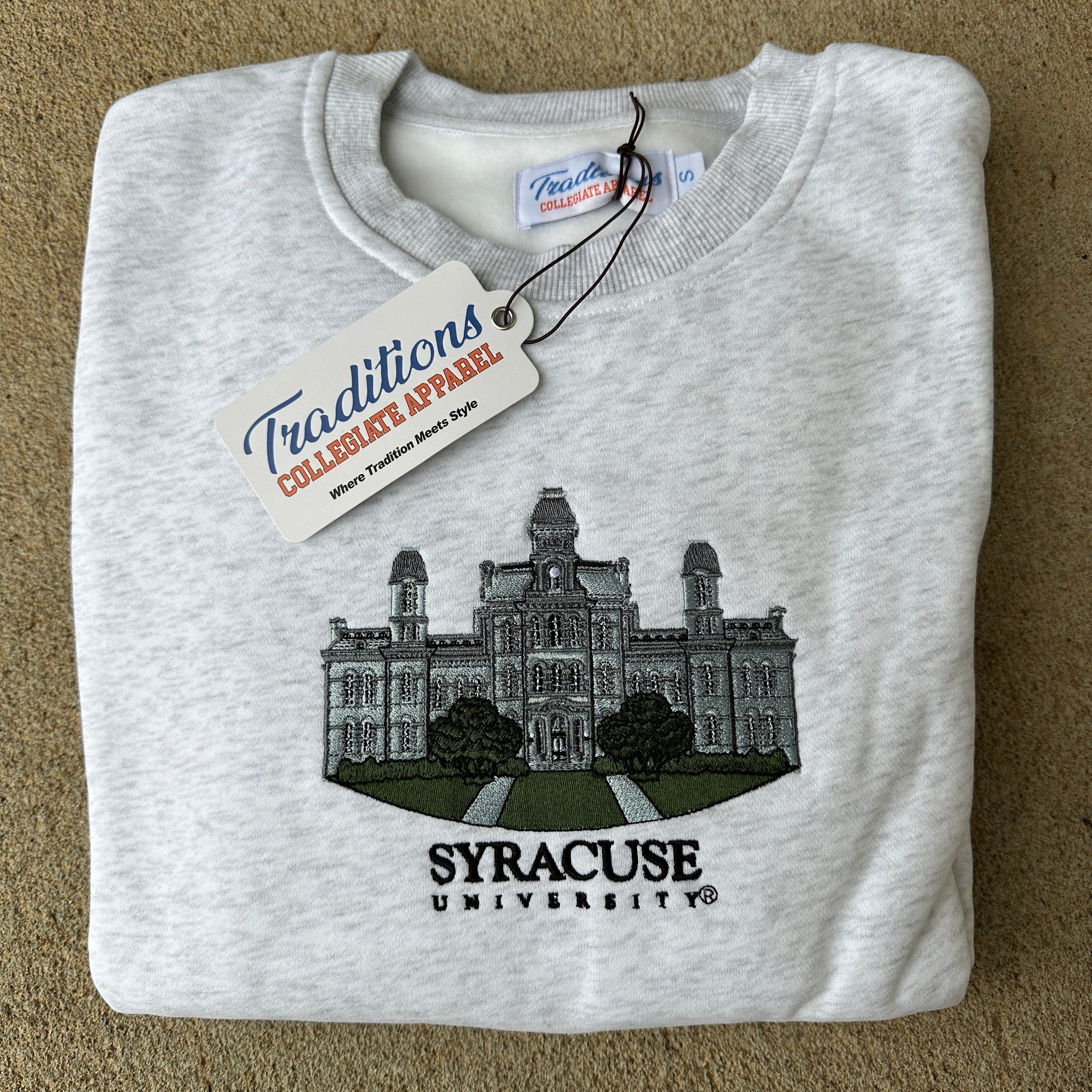 Syracuse Crewneck - Heather Grey