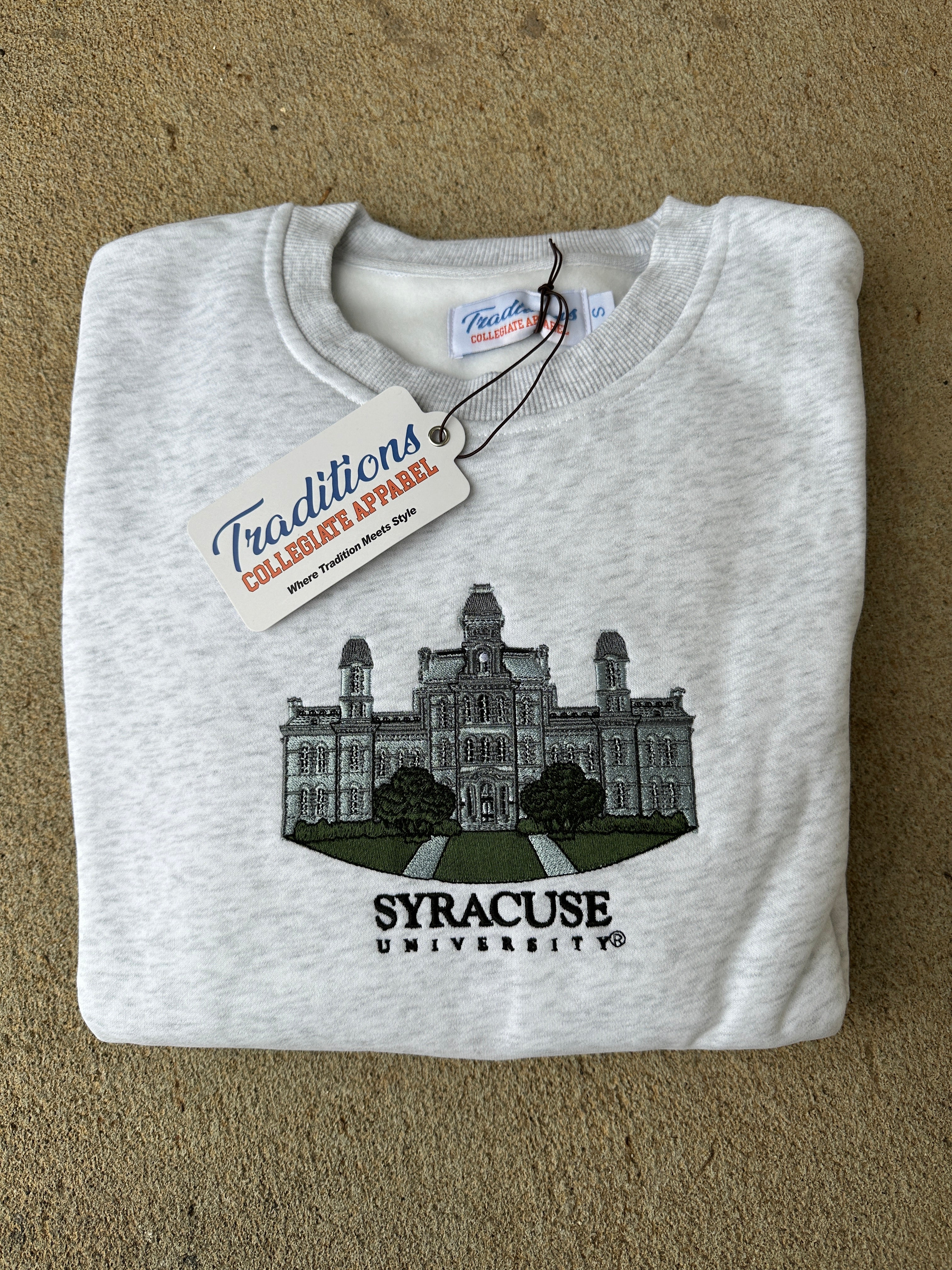 Syracuse Crewneck - Heather Grey