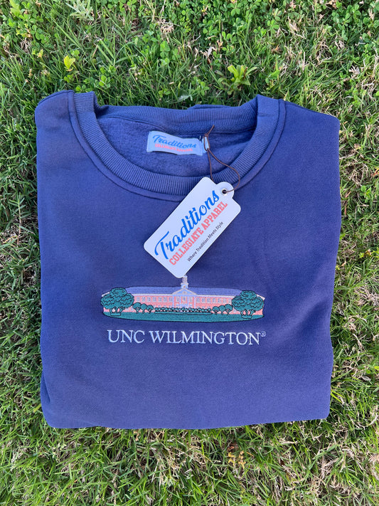 UNC Wilmington Crewneck - Navy