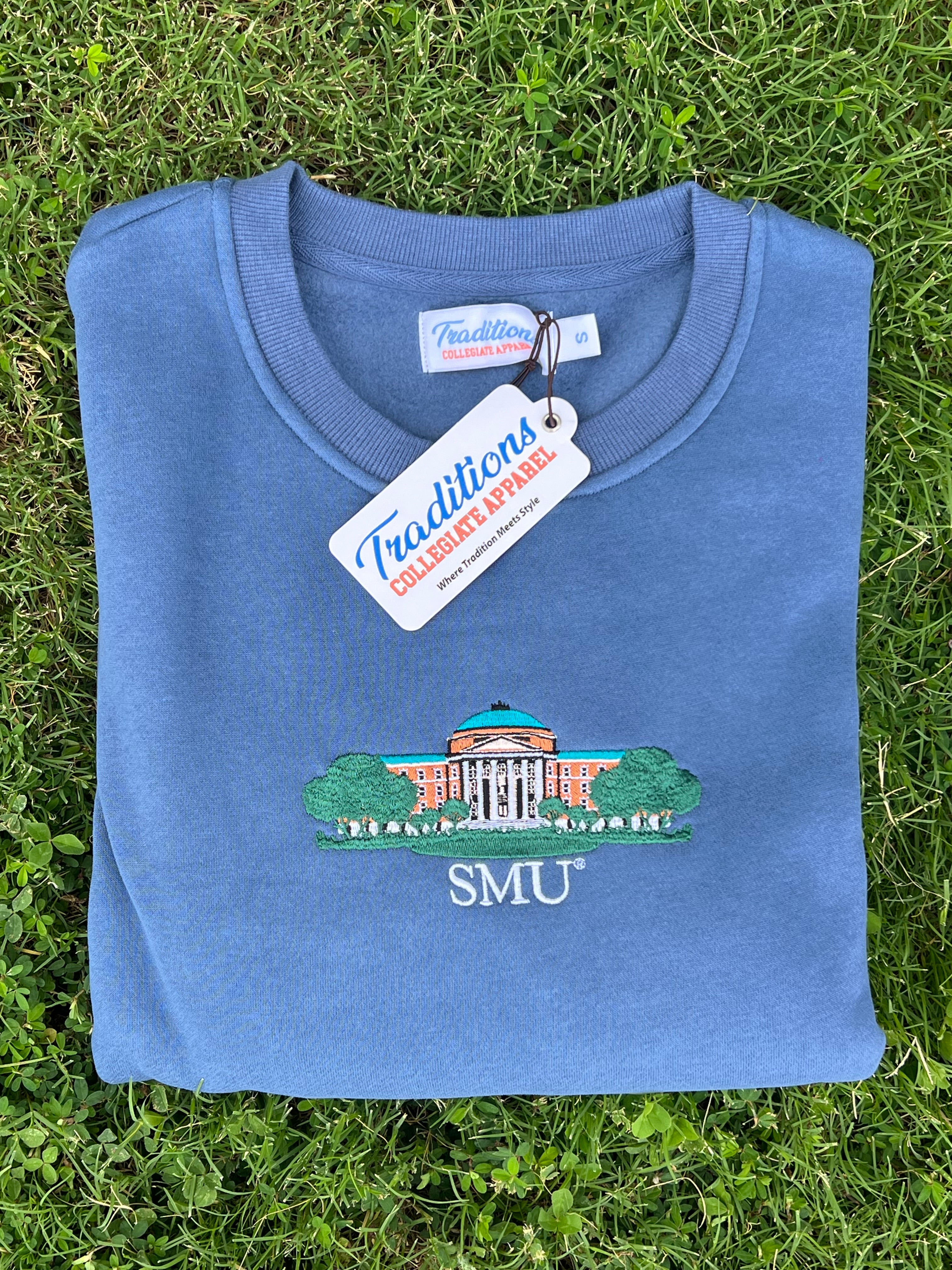 SMU Crewneck Blue