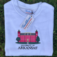 University of Arkansas Crewneck - White