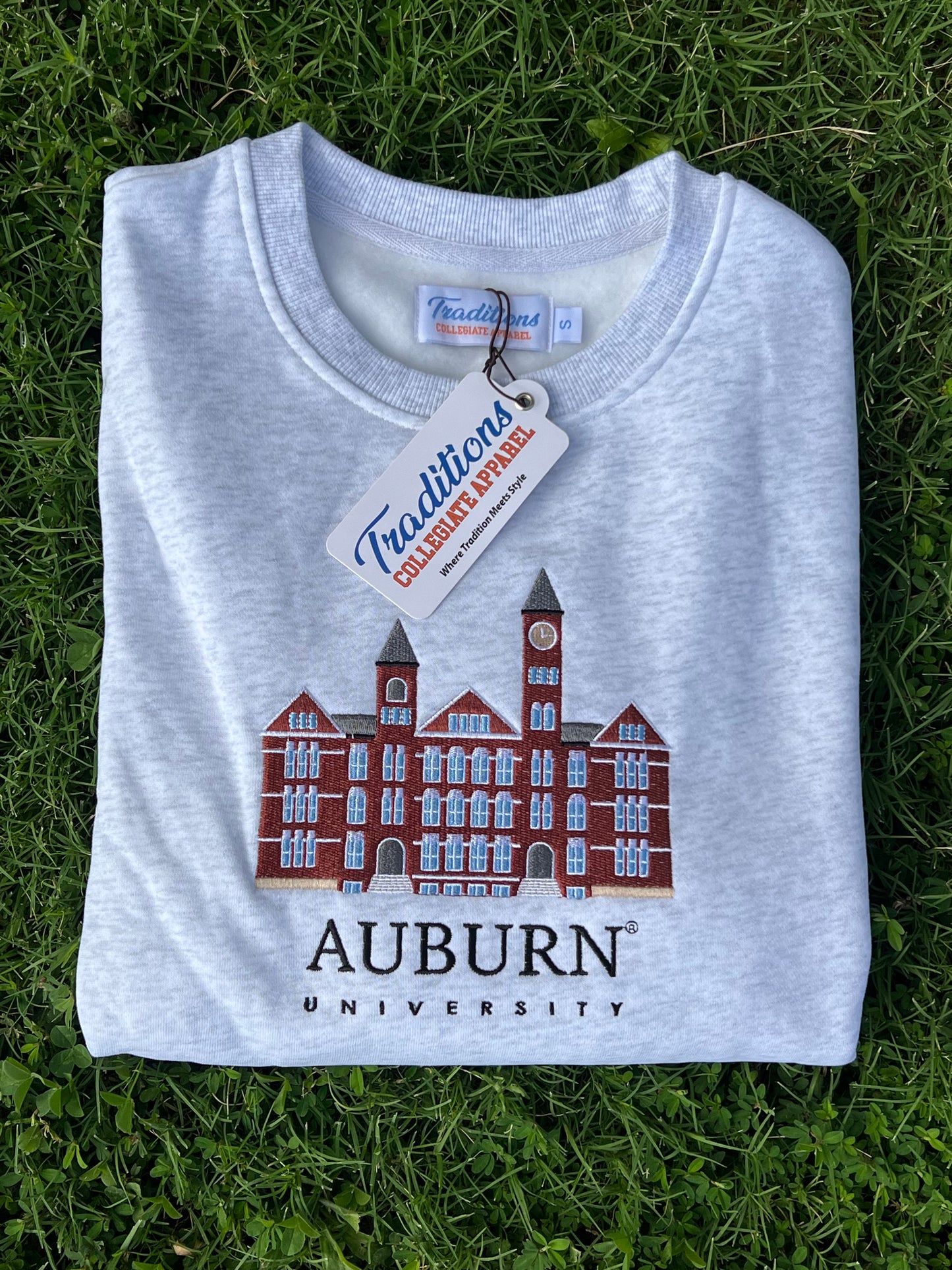 Auburn University Crewneck - Heather Gray