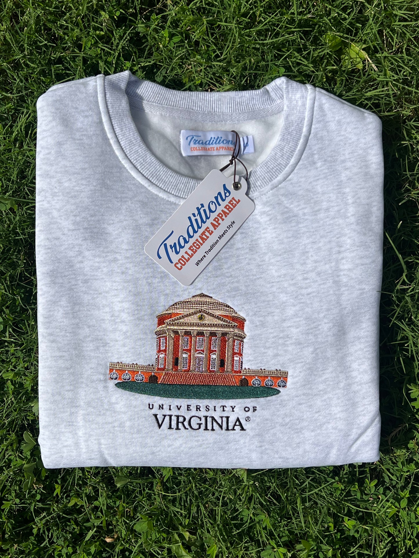 University of Virginia Crewneck - Heather Gray