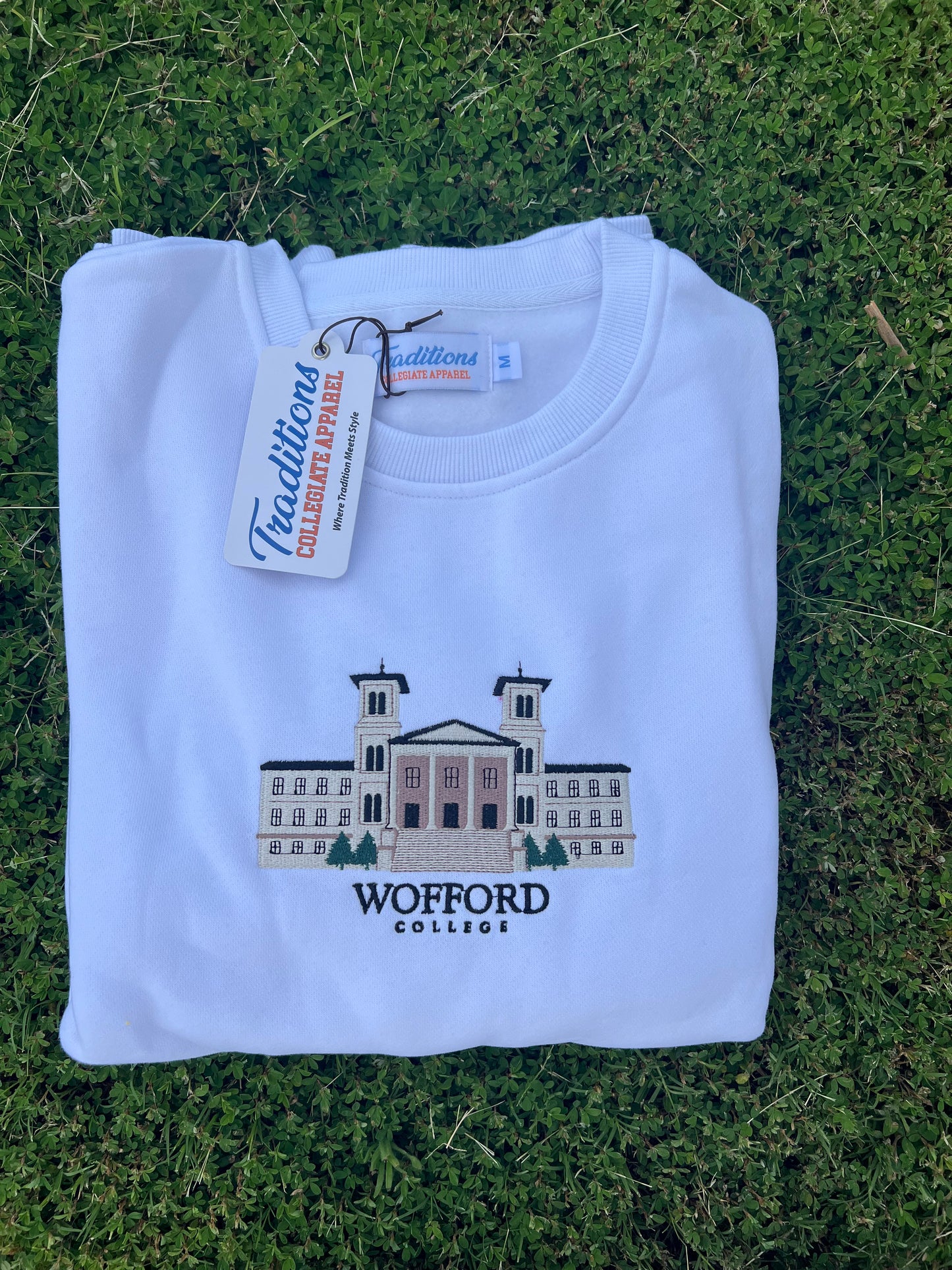 Wofford Crewneck - White