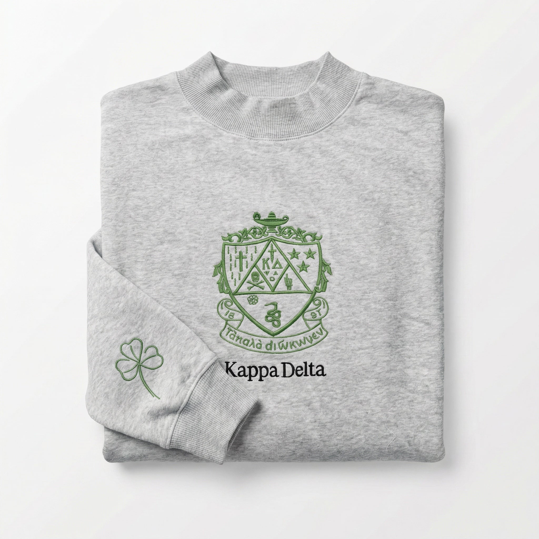 Kappa Delta Oversized Mock Neck