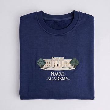 Navy Crewneck, Navy