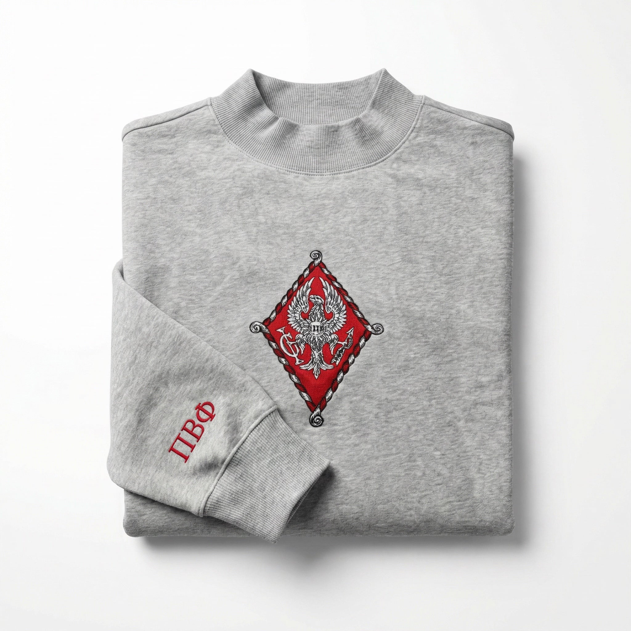 Pi Beta Phi Oversized Mock Neck