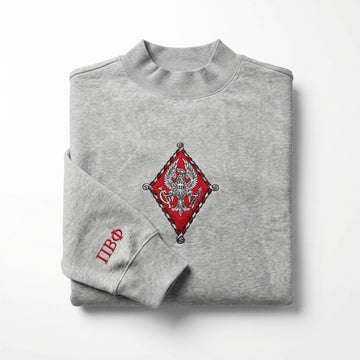 Pi Beta Phi Oversized Mock Neck
