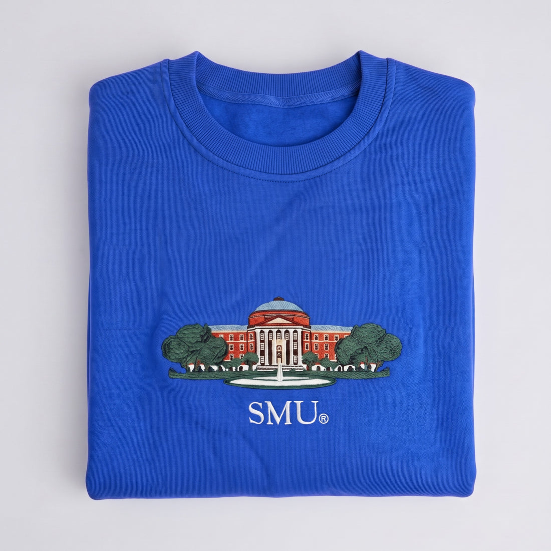 SMU Crewneck, Royal Blue