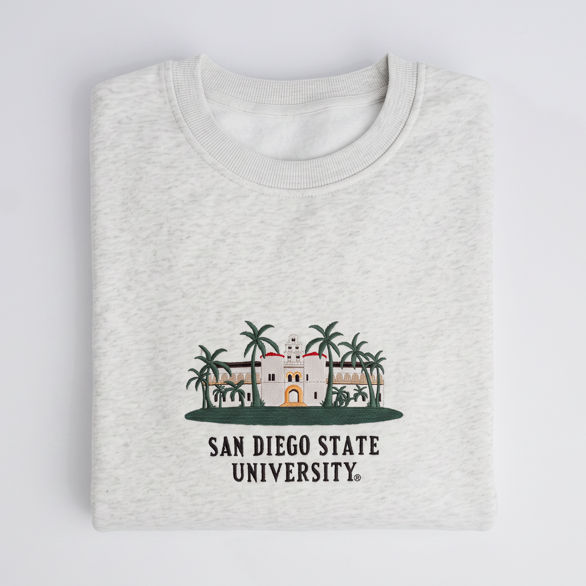 SAN DIEGO STATE カレッジスウェット フルーツボディ 70s San Diego State Crewneck Sweatshirt | Embroidered Unisex Fleece