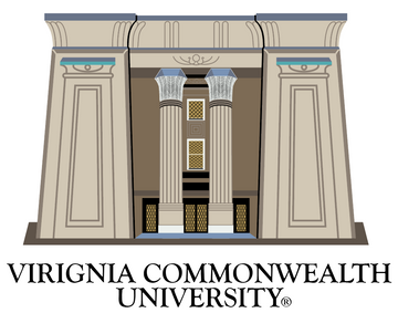 VCU Egyptian Building Crewneck - Heather Grey