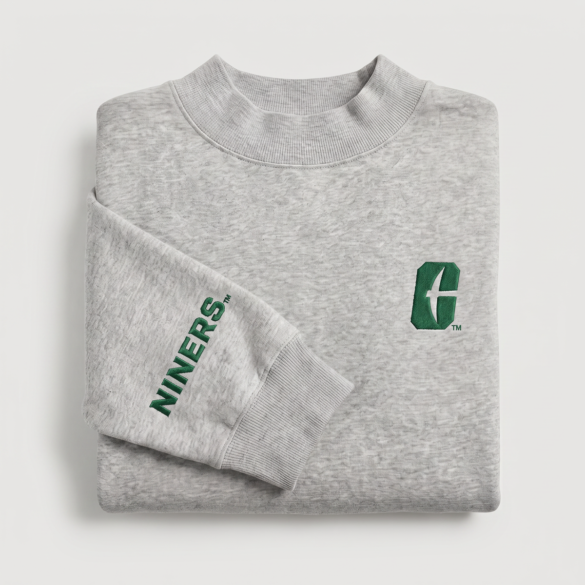 UNC Charlotte Sideline Mockneck
