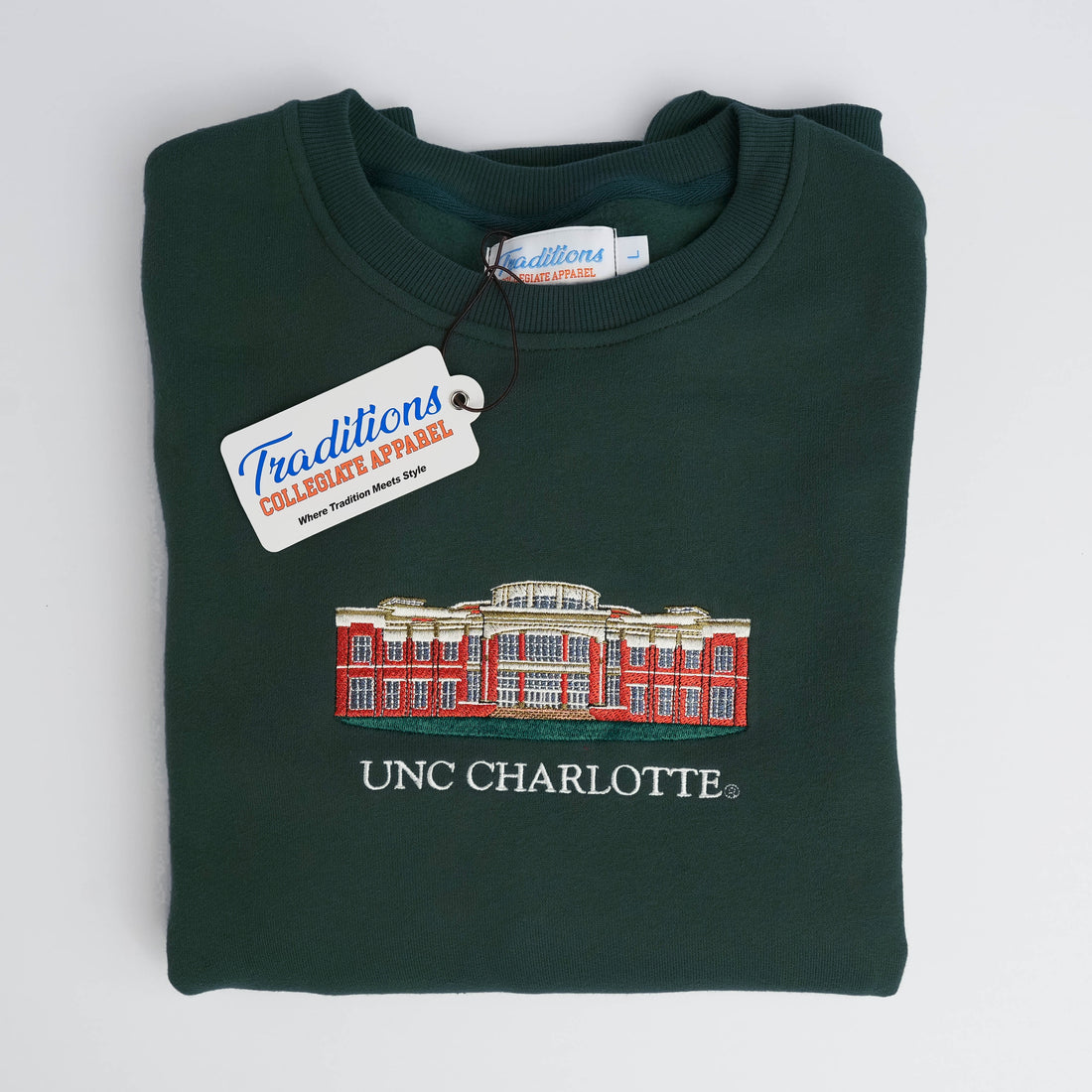 UNC Charlotte Crewneck, Green