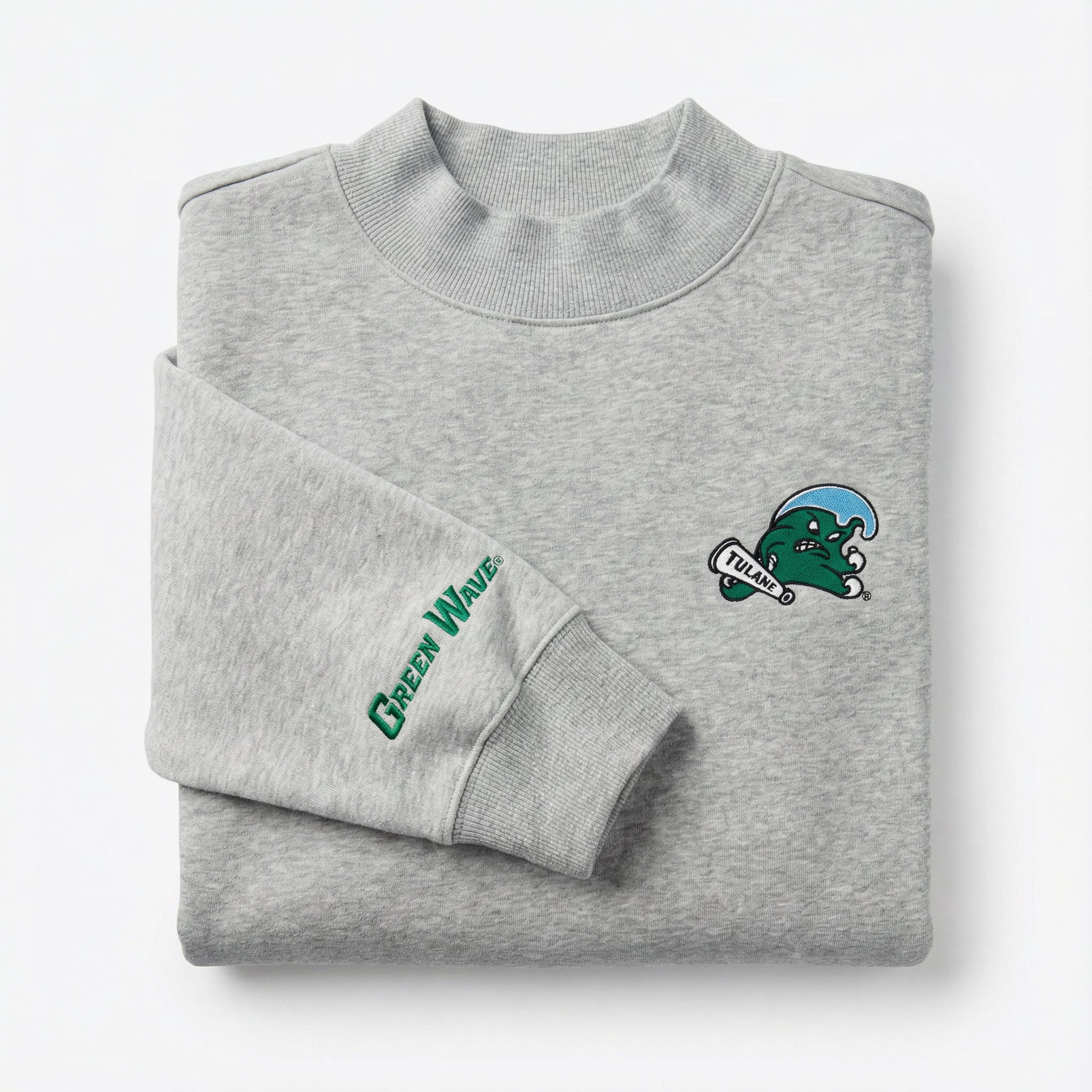 Tulane Mock Neck | Traditions Collegiate Apparel