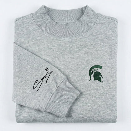 Michigan State Sideline Mockneck