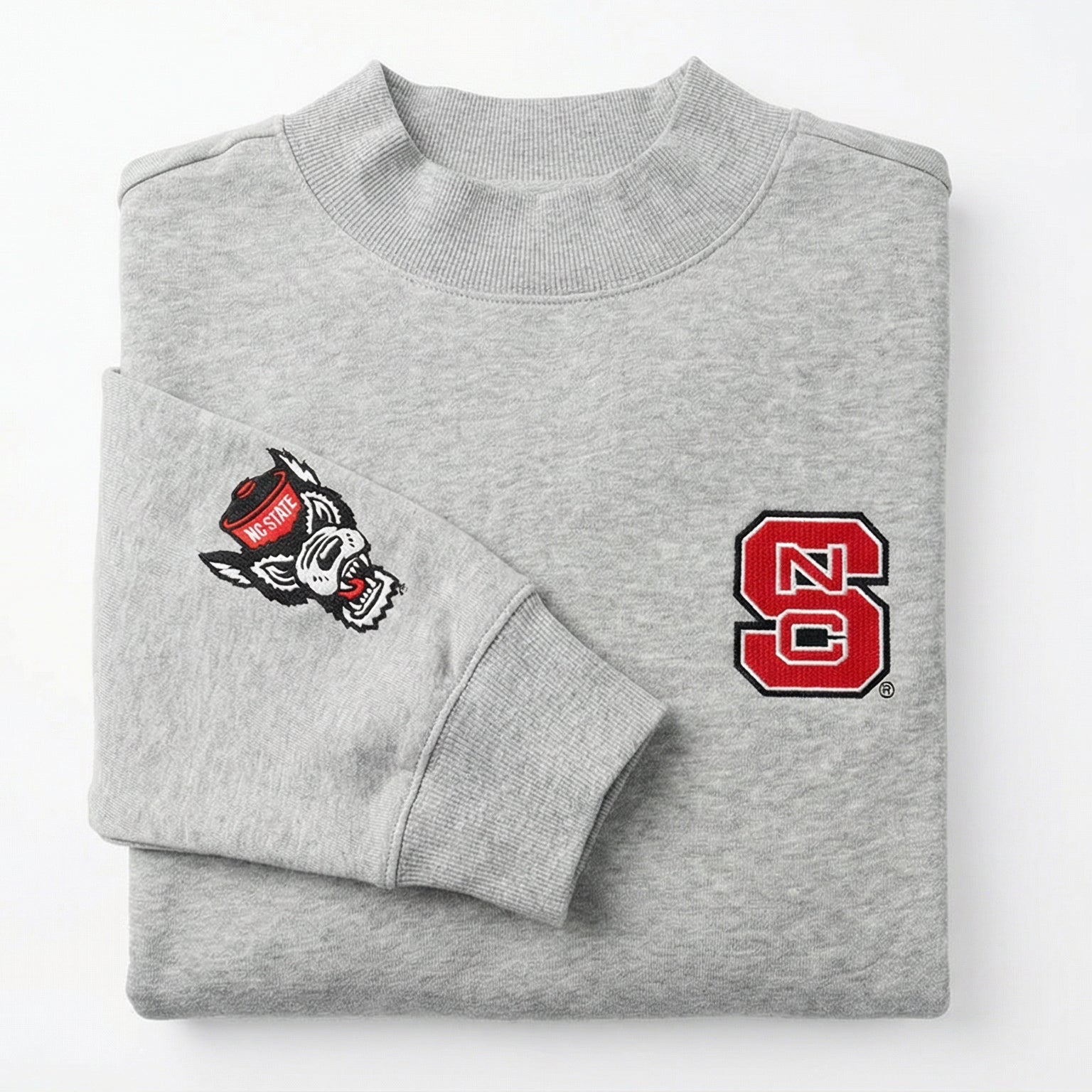 NC State Mock Neck