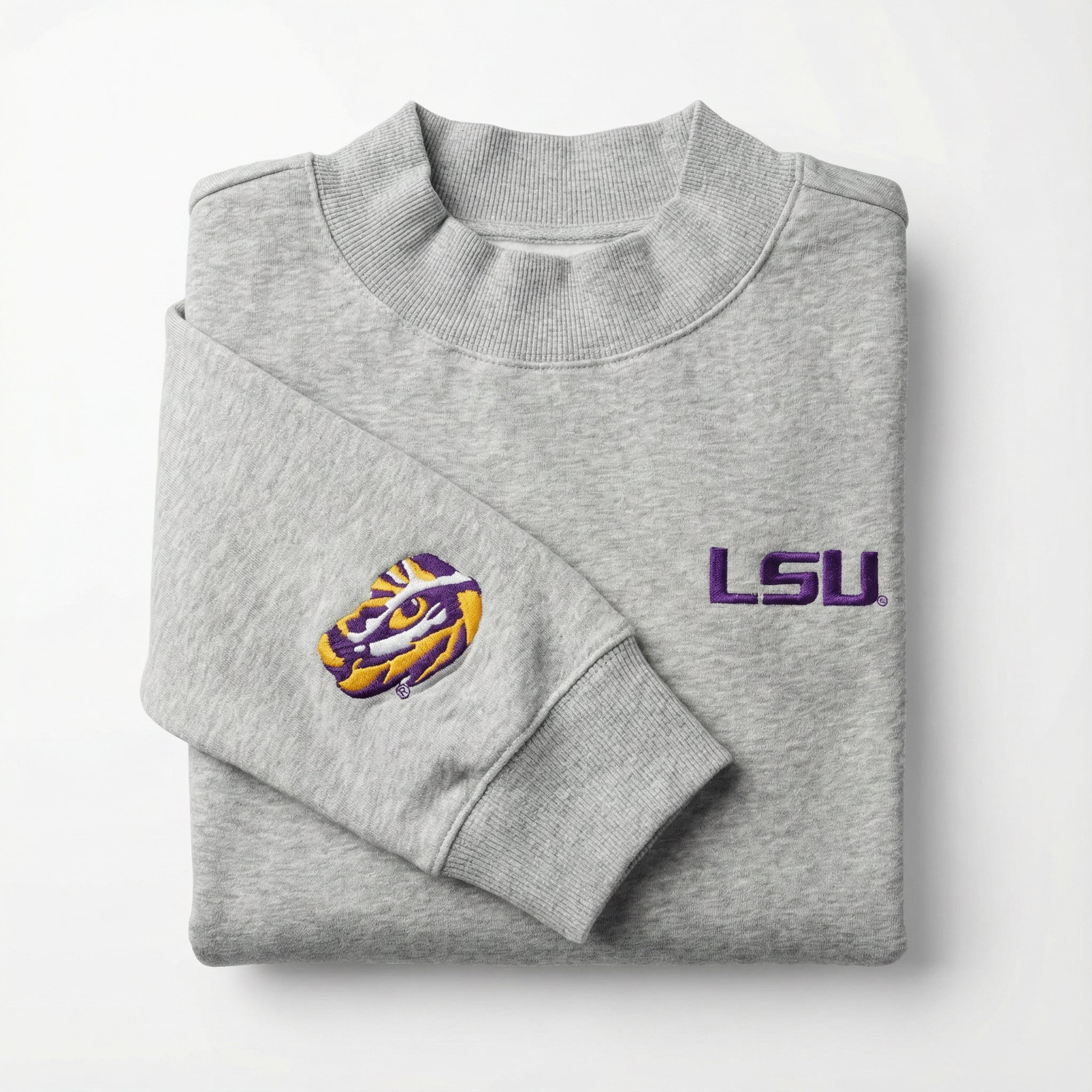 LSU Mock Neck