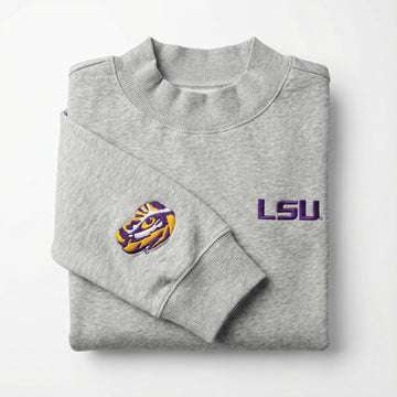 LSU Mock Neck