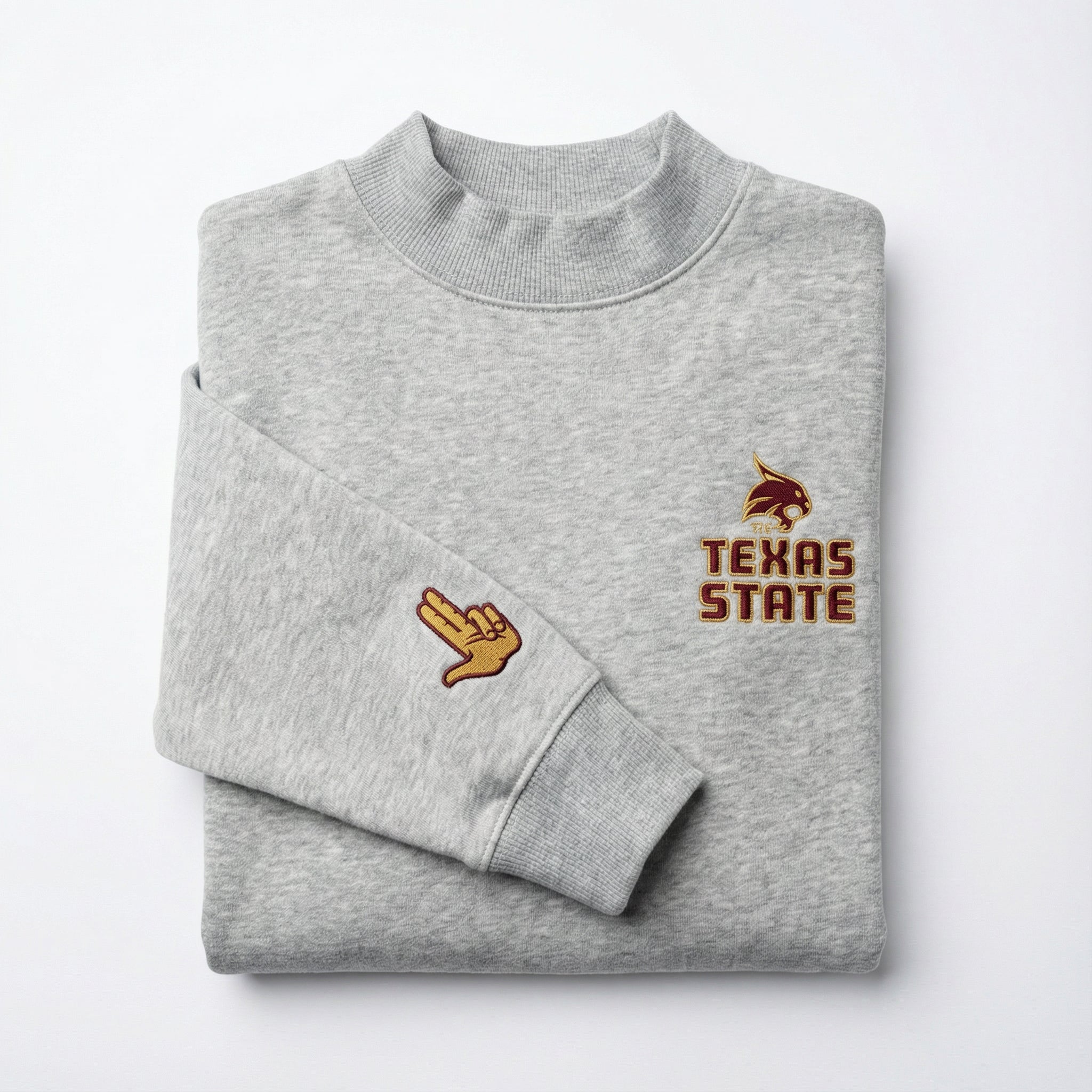 Texas State Mock Neck