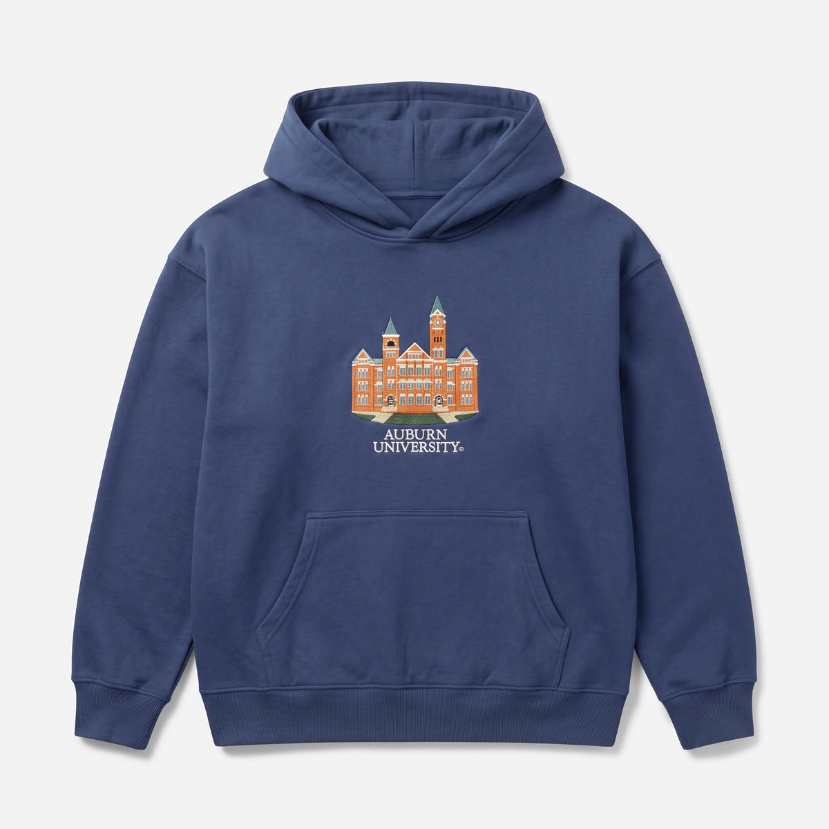 Auburn Building Hoodie, front