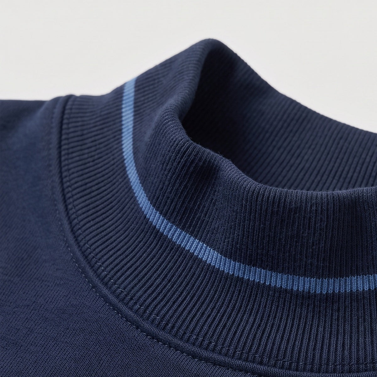 Yale Gameday Mockneck collar detail