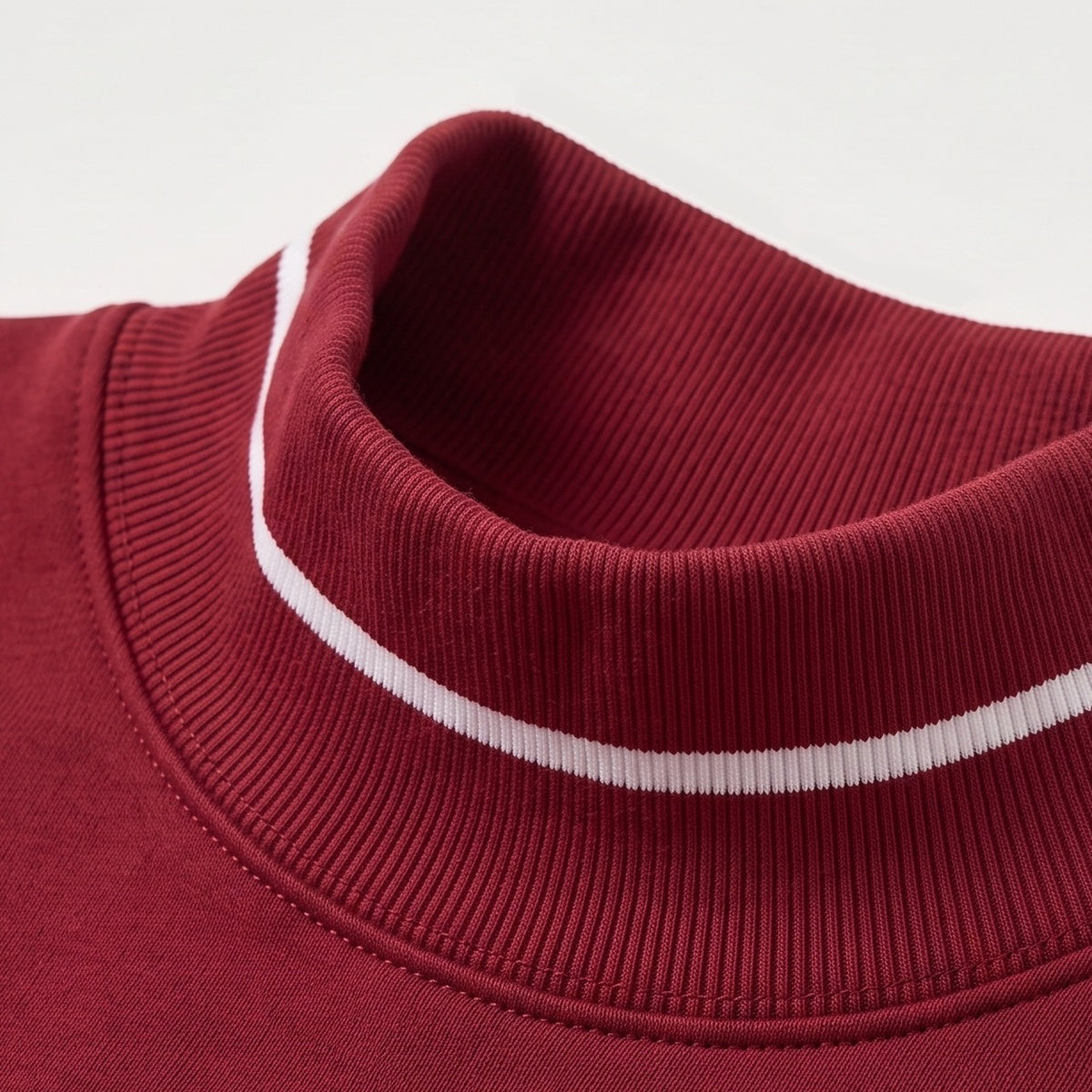 Arkansas Gameday Mockneck collar detail