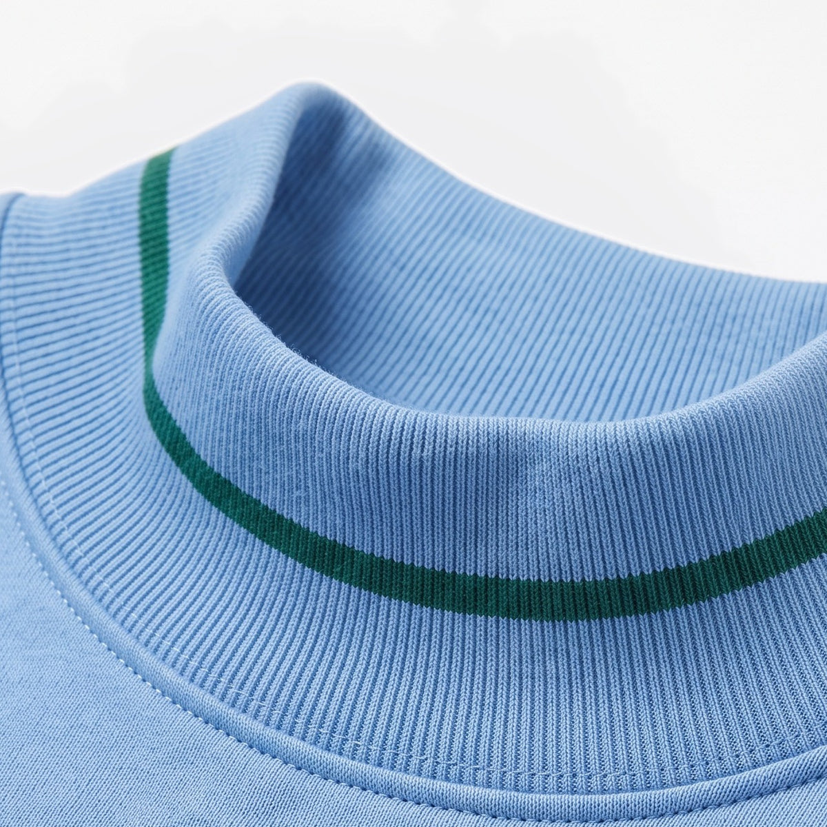 Tulane Gameday Mockneck collar detail