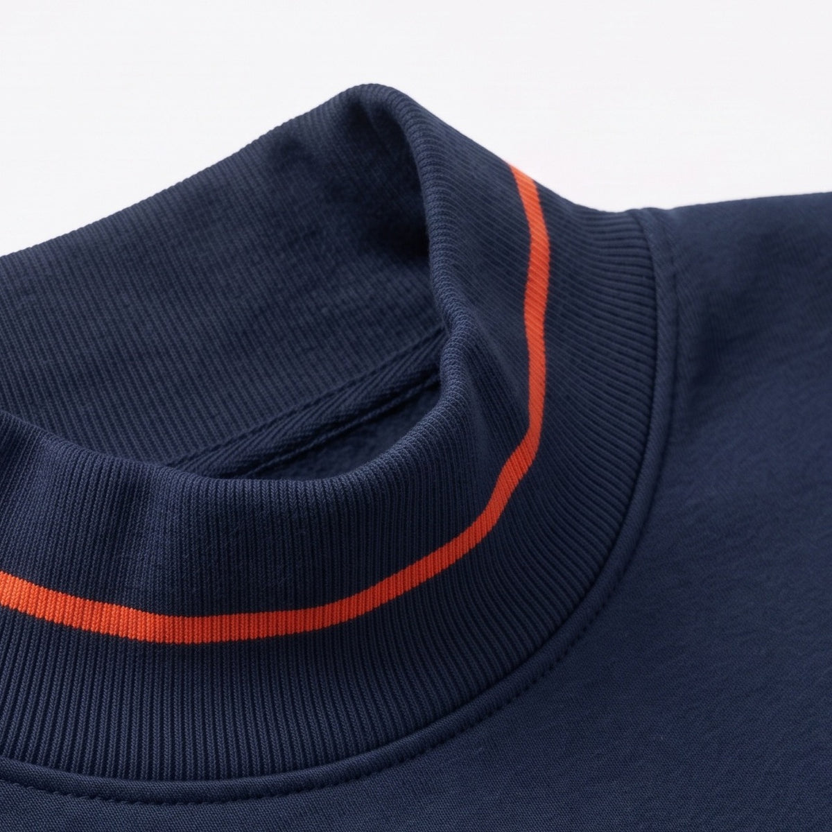 Auburn Gameday Mockneck collar detail