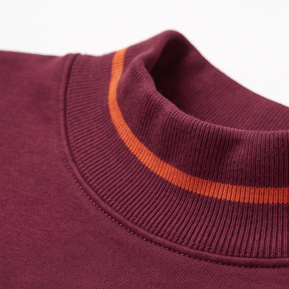 Virginia Tech Gameday Mockneck collar detail