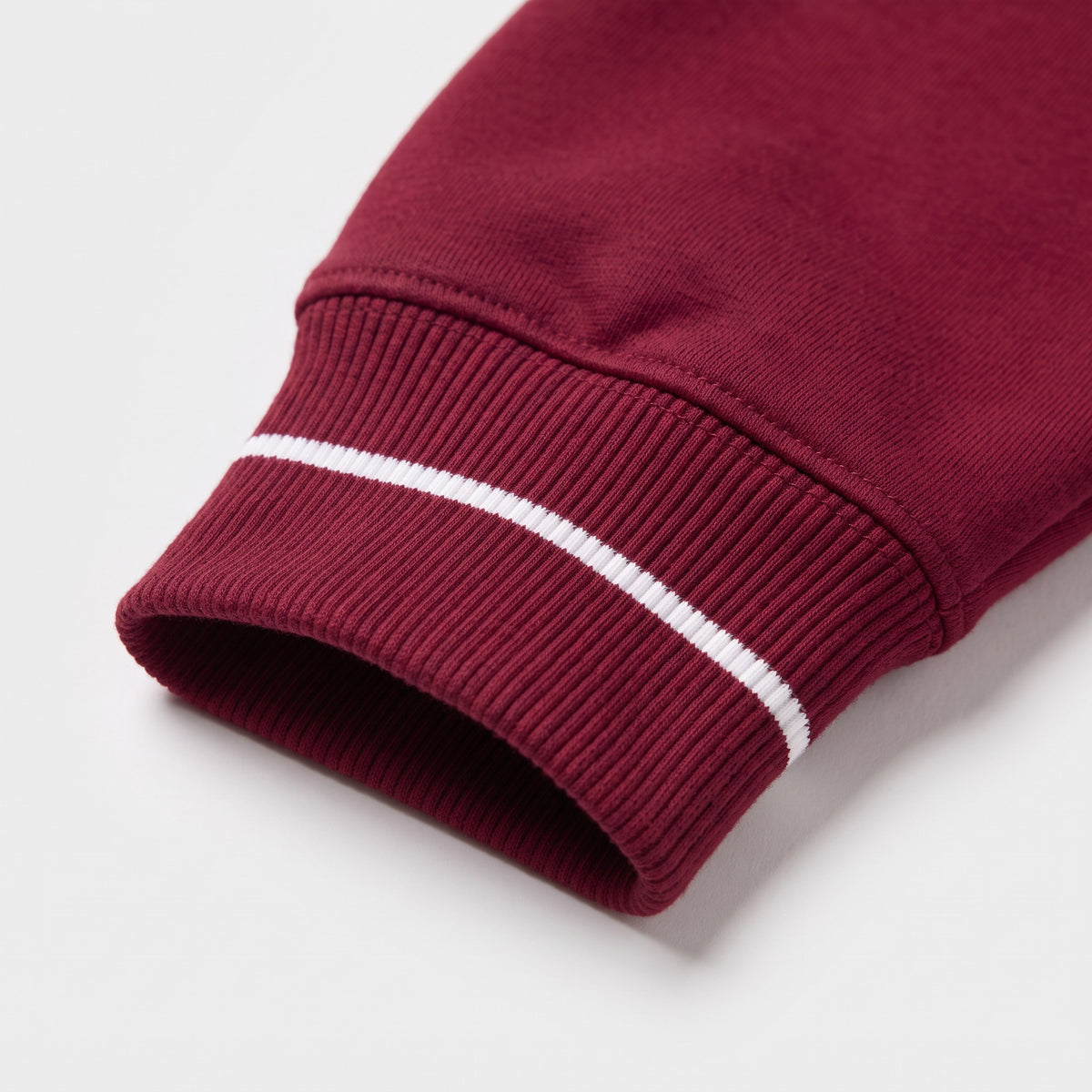 UMASS Gameday Mockneck cuff detail