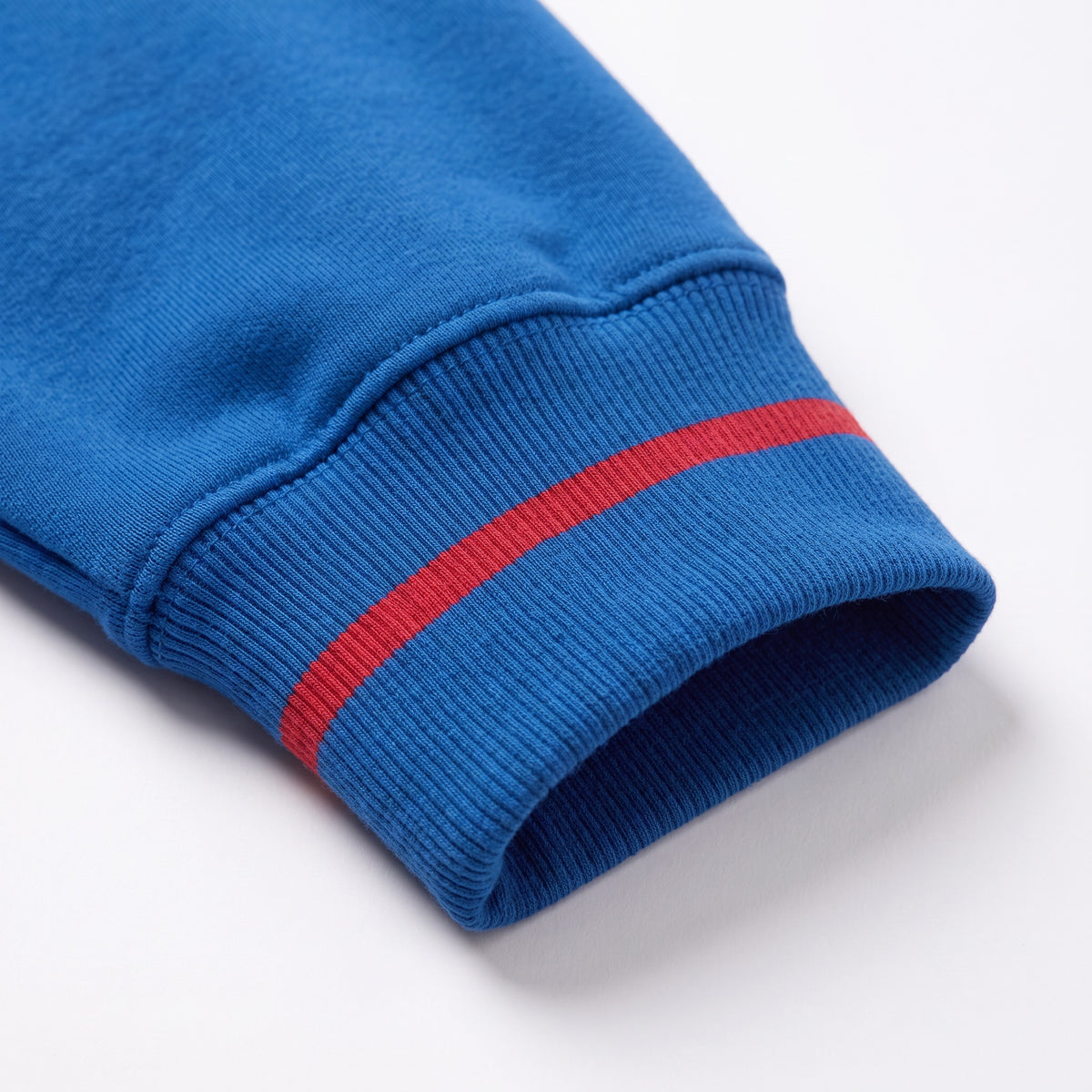 SMU Gameday Mockneck cuff detail