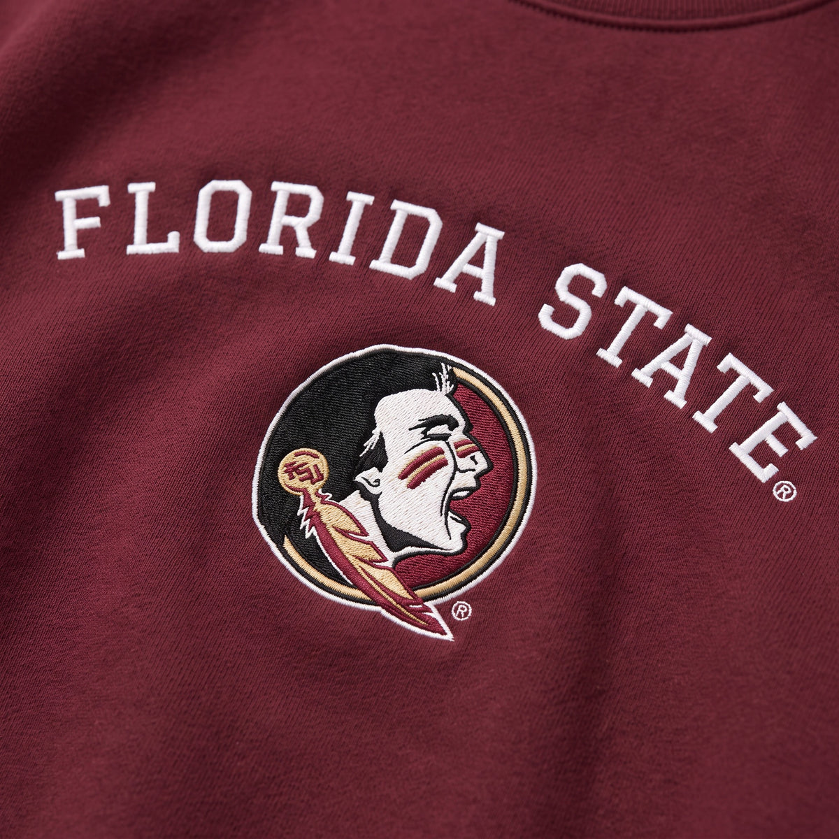 Florida State Gameday Mockneck cuff detail