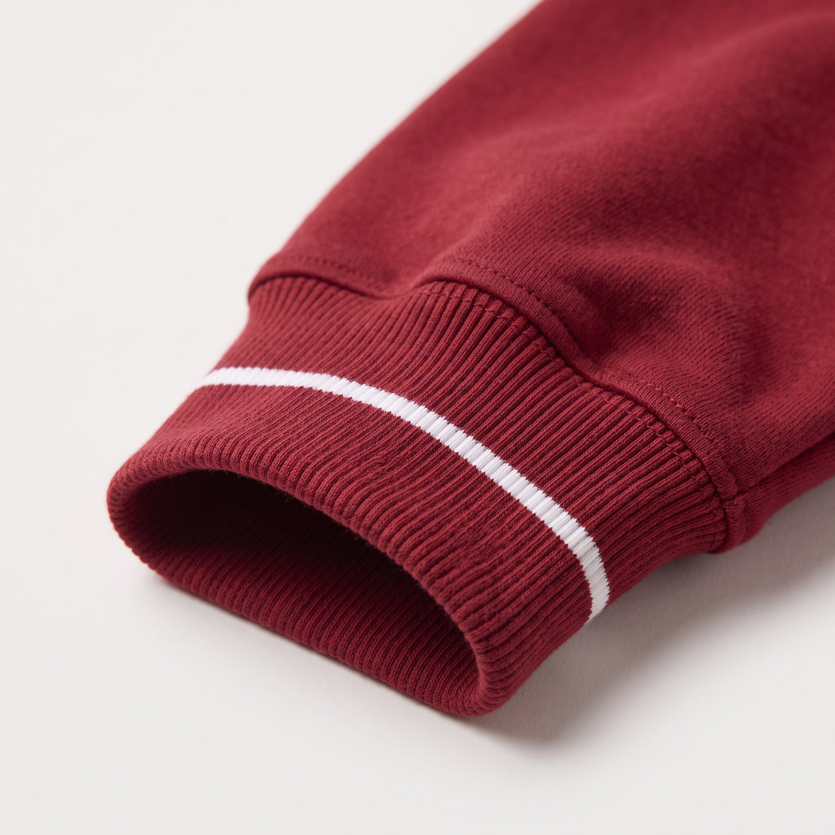 Arkansas Gameday Mockneck cuff detail