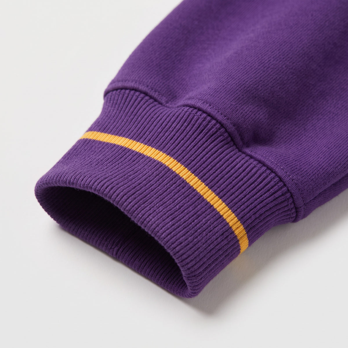 LSU Gameday Mockneck cuff detail
