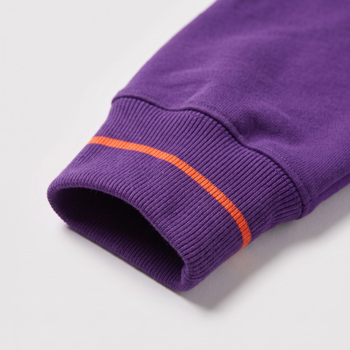 Clemson Gameday Mockneck cuff detail