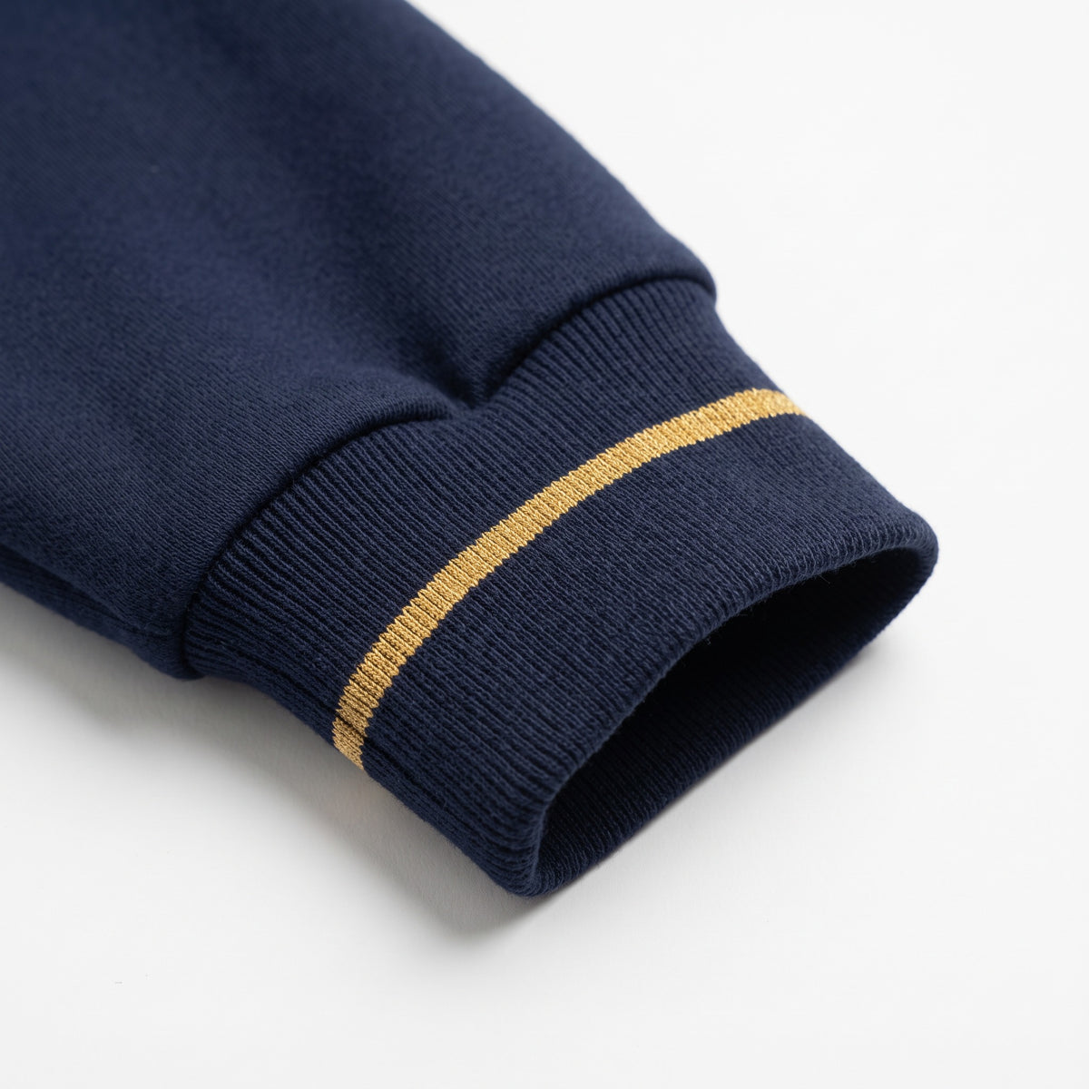 West Virginia Gameday Mockneck cuff detail